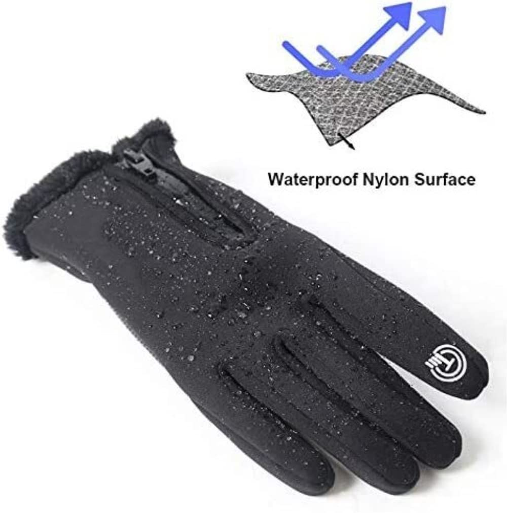 Guanti Bici Guanti da Ciclismo Guanti Caldi Da Ciclismo Impermeabili Guanti Riscaldati Antiscivolo Antivento Per Temperature Fredde Guanti per Bicicletta Guanti da Moto