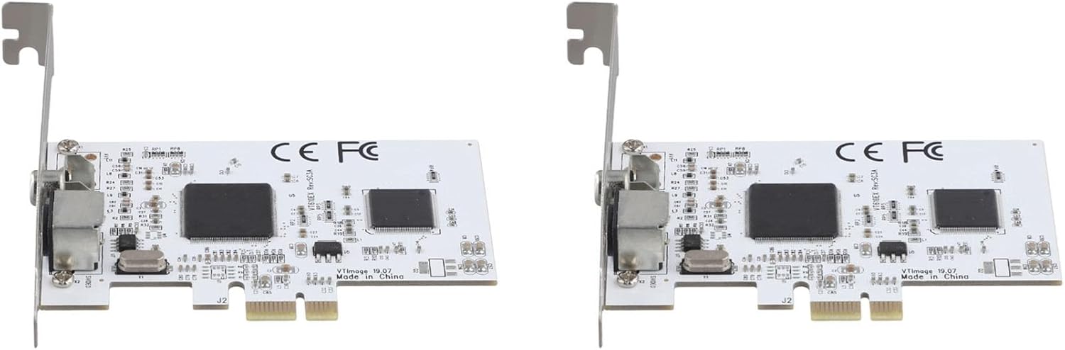 2X PCIE Expansion Card PCIE to AV Surveillance HD 640X480 Resolution Video Capture Card Image Capture Card