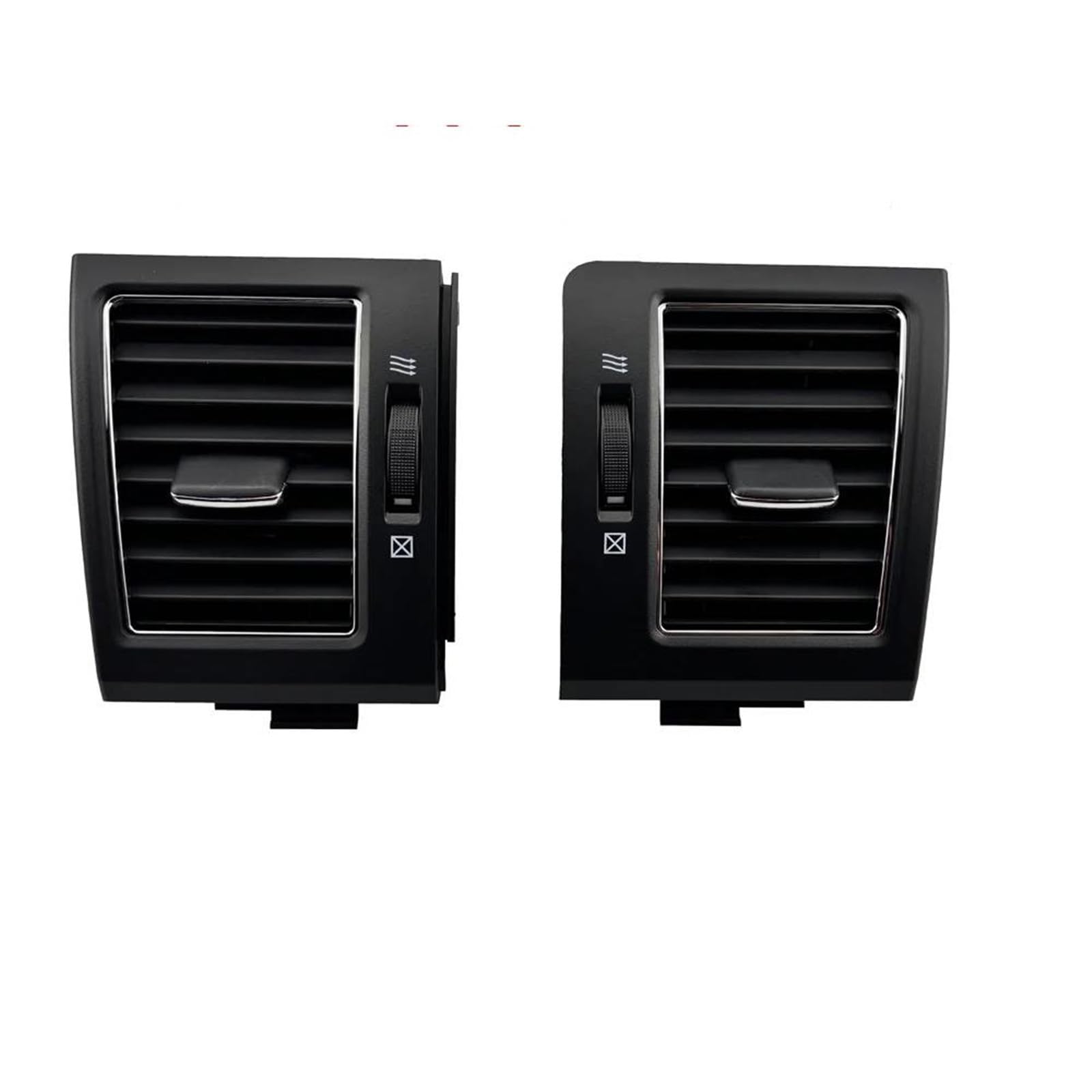 For Toyota For Land Cruiser LC200 2008-2013 Car Dashboard Middle A/C Air Conditioner Outlet Assembly Conditioning Vents(Black-LHD-RHD-A)