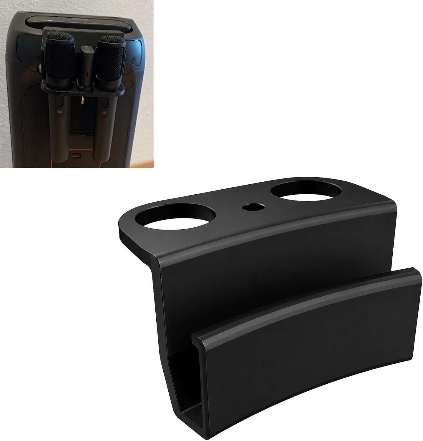 Microphone Holder compatible with JBL PartyBox 320, microphone holder