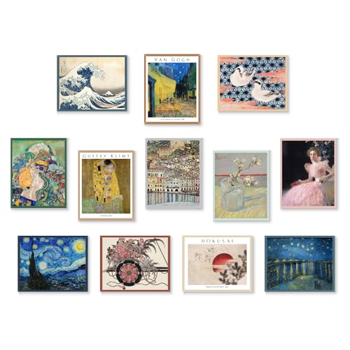 UPWELOVE+ Eclectic Wall Decor - Famous Artist Paintings, Revolutionary Historical