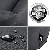 BedDog Hundebett Zara, Hundekissen mit abziehbaren waschbaren Bezug, Hundekorb, Hundesofa, für kleine Hunde, S