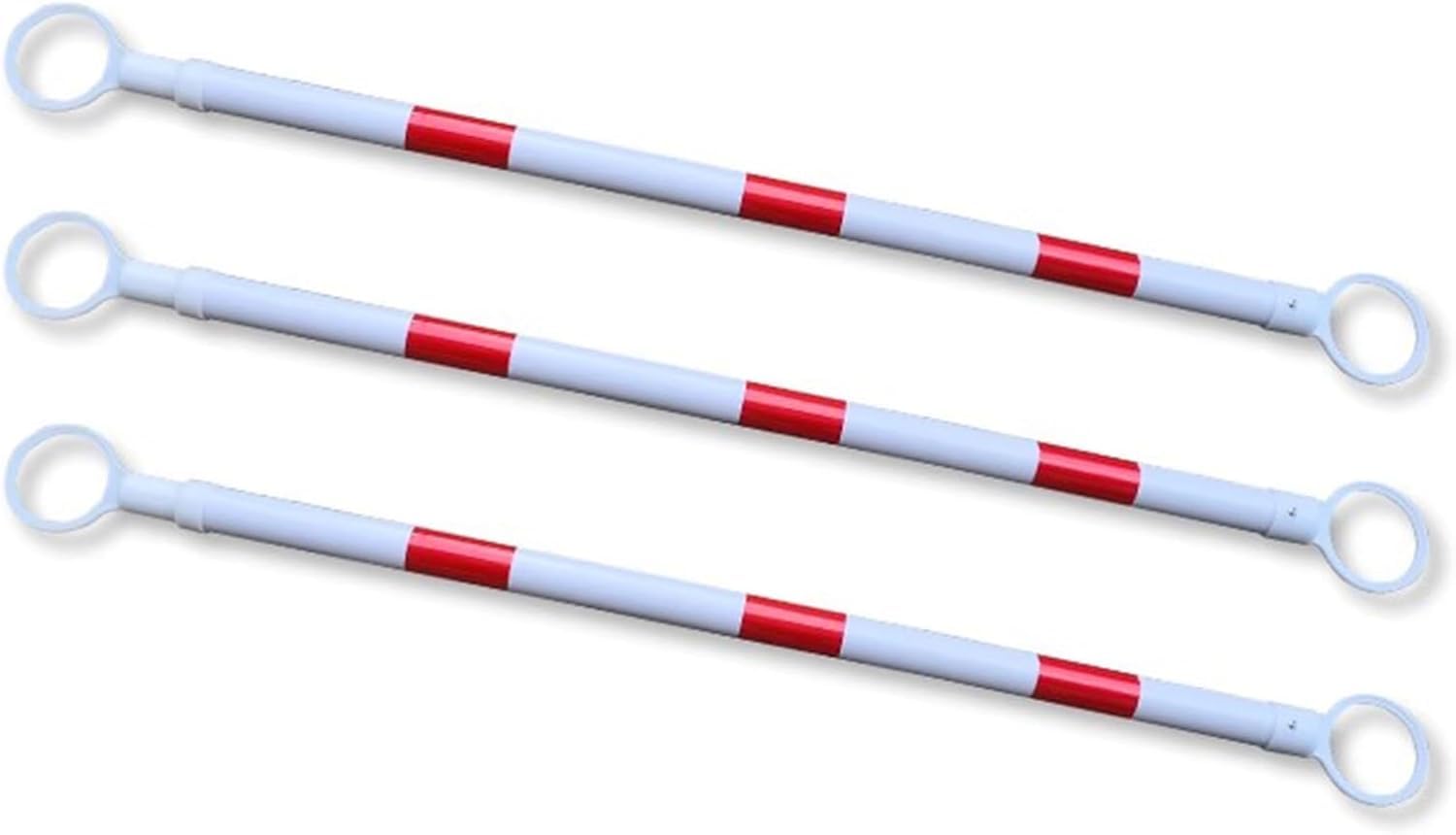 IUokLU Telescopic Traffic Cone Bars - Retractable Connecting Poles for Barricades, Safety Barriers, Adjustable & Portable Traffic Control Solutions for Parking and Event Managem