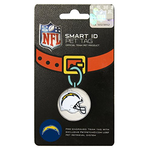 NFL Dog TAG – Los Angeles Chargers Smart Pet Tracking Tag. – Best Retrieval System for Dogs, Cats or Army Tag… Any Object You’d Like to Protect NFL Dog TAG – Los Angeles Chargers Smart Pet Tracking Tag. – Best Retrieval System for Dogs, Cats or Army Tag… Any Object You’d Like to Protect