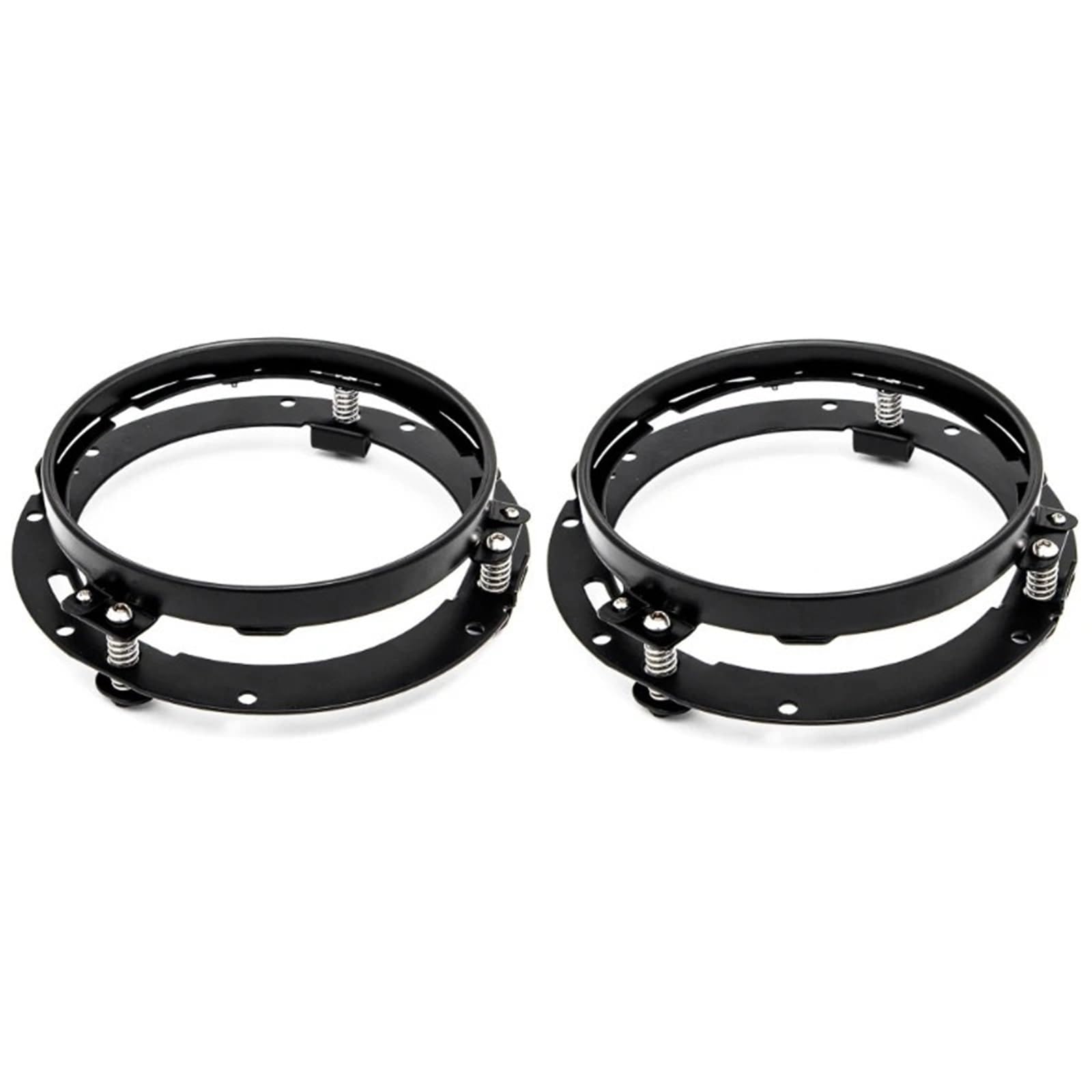 Scheinwerferhalterung Passend für Lada 4x4 Urban Niva. Passend für Suzuki Samurai. 1 PC/2 PCS 7-Zoll-Scheinwerfer-Montagehalterungsring.(2PCS Black)