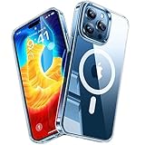 【極限耐黄変！Magsafe対応】TORRAS iPhone 15 pro 用 ケース クリア マグネット搭載 黄ばみなし ワイヤレス充電 耐衝撃 全面保護 透明