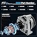 Alternator Generator Part Fit for Chevy 2021-2023 Express | 2015-2019 Silverado | 2015-2020 Suburban Tahoe | 21-23 Savana | 15-19 Sierra | 15-20 Yukon XL, AC generator Replace 84143543 23487089