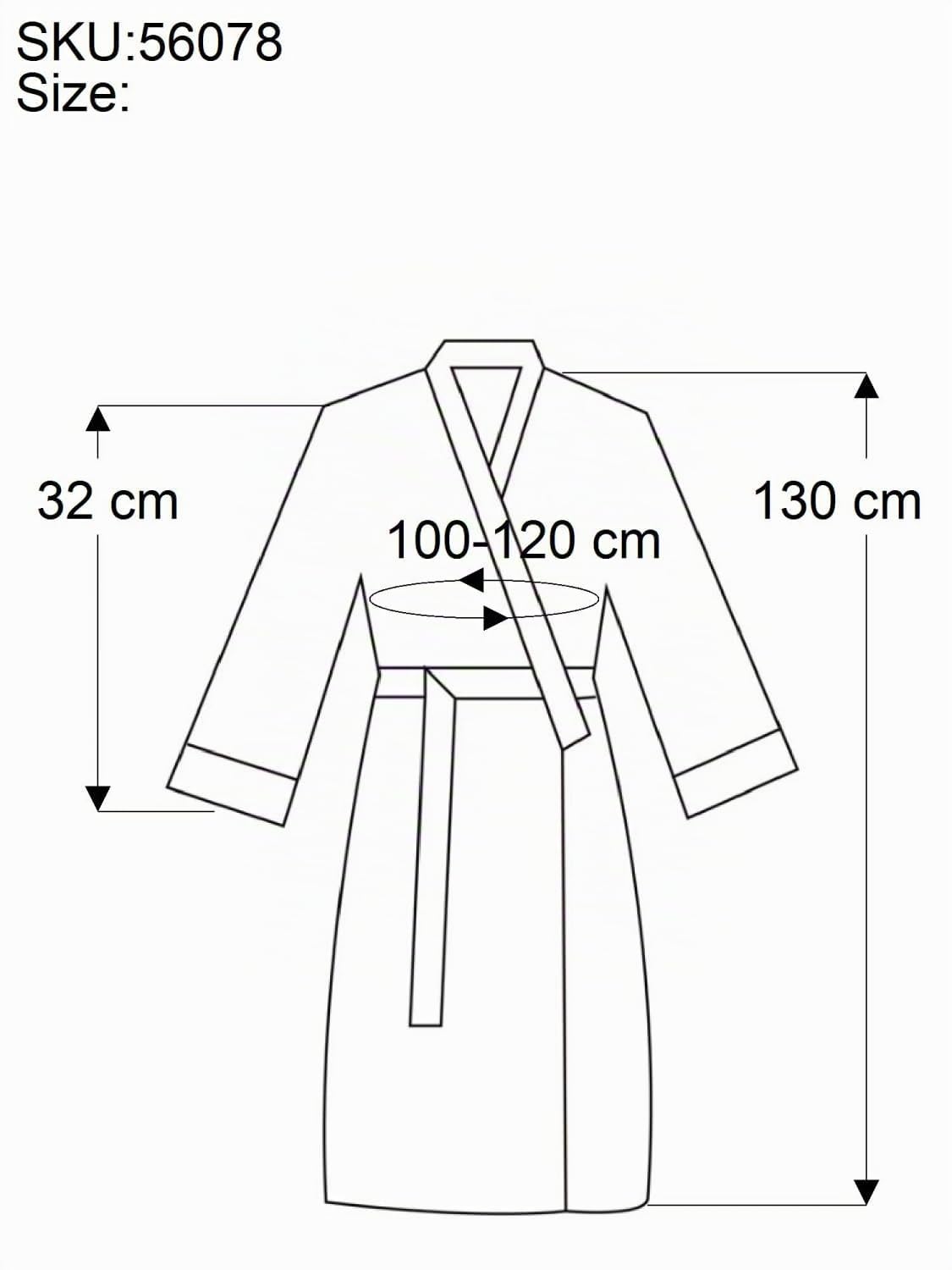 Kimono im Japan Style, handbedruckter Oversize Baumwoll Kimono, schwarz