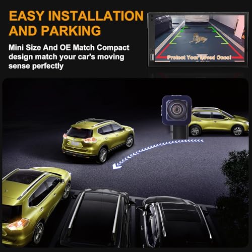 Image of Backup Camera Compatible with Ford: Edge 2011 2012 2013 2014 2015 Replaces OE# BT4Z-19G490-B Plug and Play-Rear View Reverse Parking Assist Back Up