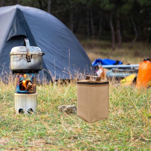 Bolsa de lona resistente Uonlytech con protección mejorada para gas de camping 6