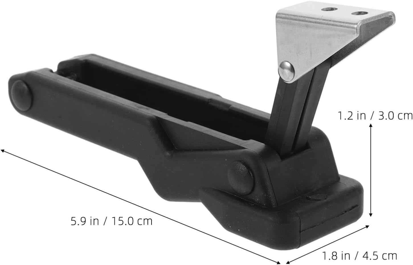 VALICLUD Rubber Draw Latch for Boats Coolers Flexible Grade Storage Rack Latch with Concealed Keeper for Secure Cabinet Doors Cargo Boxes Easy Installation Durable