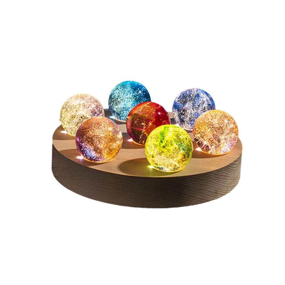Amazon.co.jp: 1セット 4cm クリスタルボールオーナメント