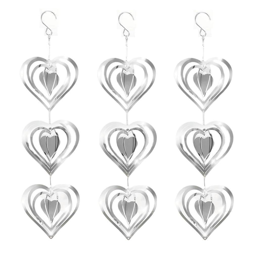 Leafcraft Vogel-Schreckscheiben Set – 12-teilig, Reflektierend, 3D-Edelstahl, Für Garten & Balkon