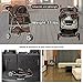 All Terrain Extra Wide Leopard Skin 3 Wheels Pet Dog Cat Stroller w/RainCover