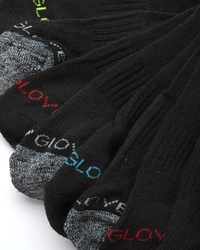 Body Glove Boys Quarter Socks 10 Pack Cushion Athletic Quarter Cut Running Socks for Kids - (Shoe Size: 4-8)4