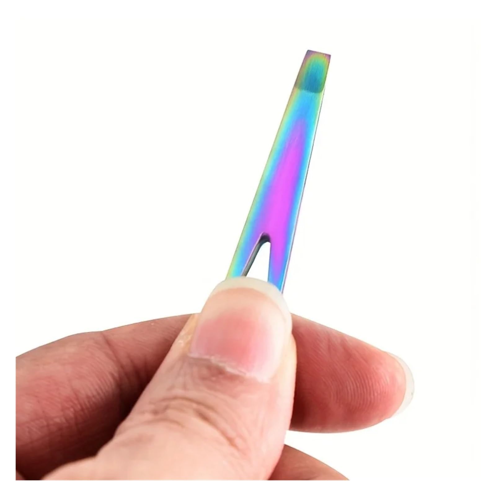 Pinzette Pinzette for Augenbrauen und Bärte. Präzisionspinzette aus Edelstahl mit ergonomischem Griff Augenbrauenclip