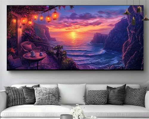 Activité Manuelle Adulte Contre le Stress Kit Diamond Painting XXL Complet