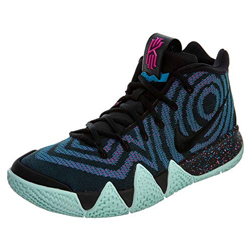 kyrie 4 black laser fuchsia