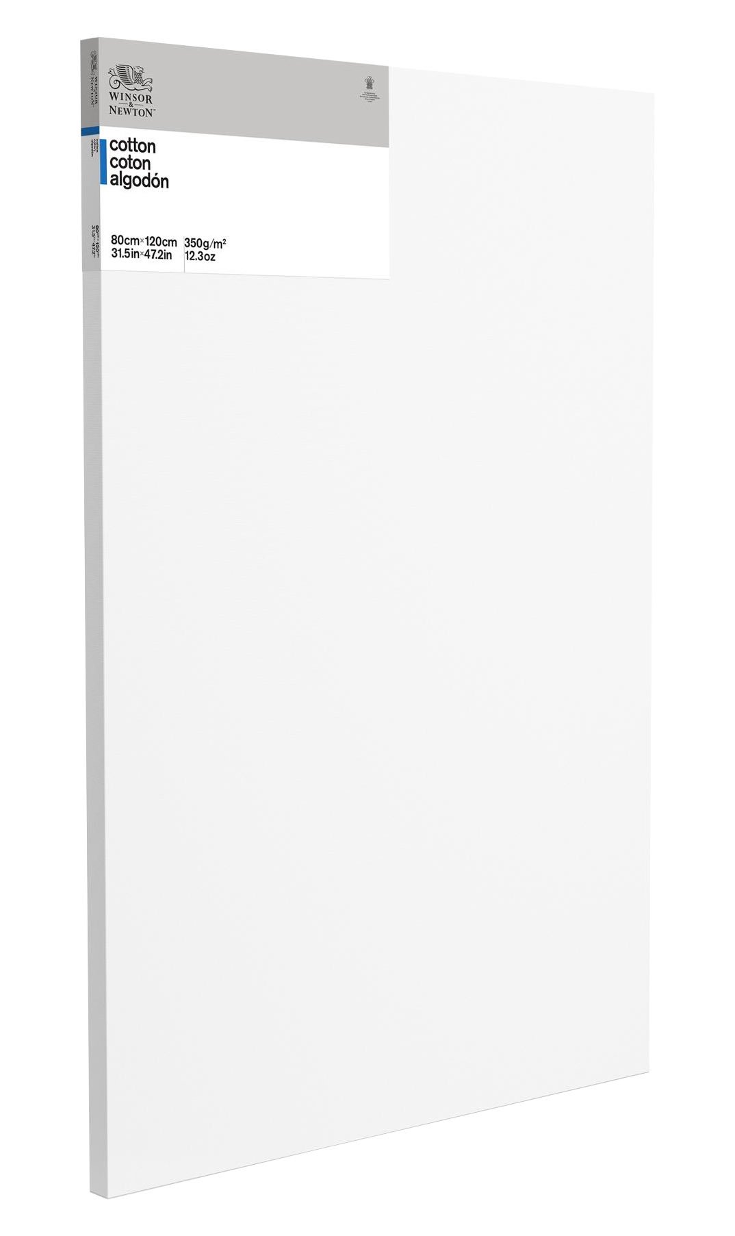 Winsor & Newton 6201154 - Keilrahmen " Classic " 3-fach grundiert 350 g/m², Leistendicke 35 mm, Baumwolle - Deep Edge - 80 x 120 cm