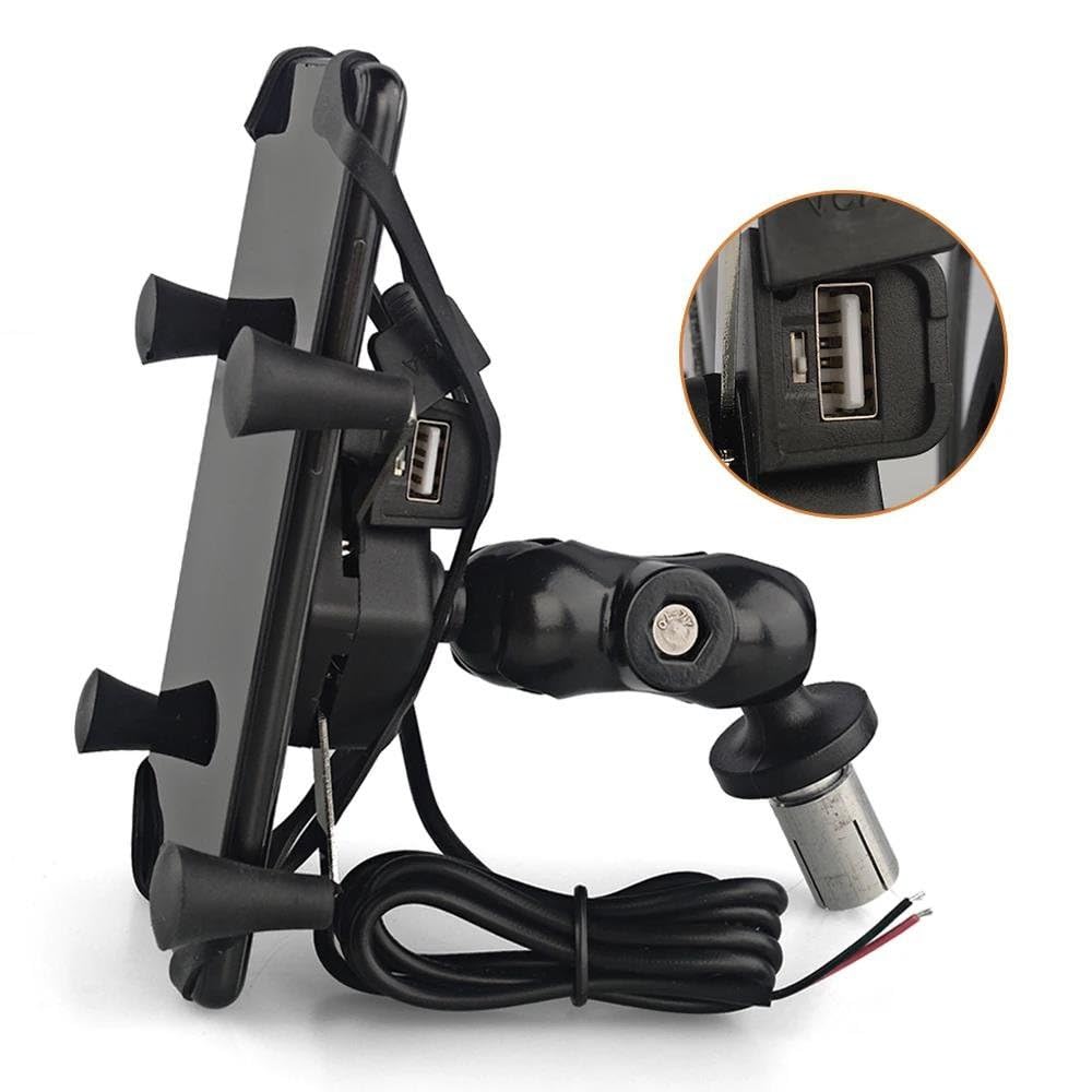 Soporte Móvil Bicicleta para F5 para CBR650F para VFR1200 para CBR 650F para VFR 1200 Soporte para Teléfono con Navegación GPS Soporte para Marco De Motocicleta Soporte Teléfono Bici
