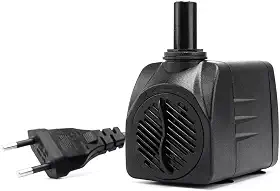 Bomba Submersa PL-202 para Aquários, Fontes e Lagos - 600 L/H, Elevação de Até 1,3m, Silenciosa, Econômica e Compacta (220V)