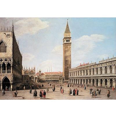 Puzzle Educa 1000 piezas Plaza de San Marcos, Canaletto, Venecia