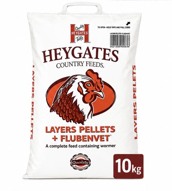 Heygates Layer Pellets + Flubenvet Value Buy 10kg