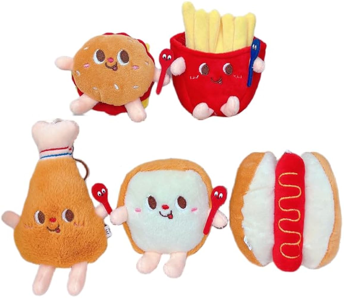 Amazon.co.jp: [LOMDOK] RZFZ キーホルダー ハンバーガー フライド