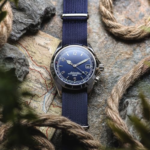 Correa de reloj de nailon HydraRib resistente estilo militar de repuesto transpirable 4