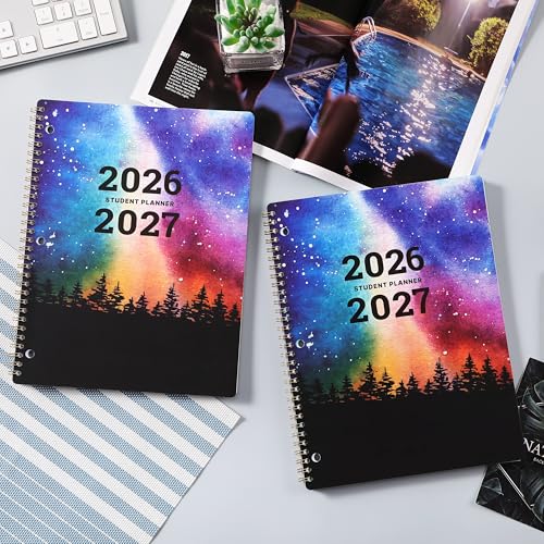 Student Planner 2026-2027 - School Planner 2026-2027, August 2026 - June 2027, 8.5" x 11", Monthly and Weekly Calendar for Middle or High School — view 2