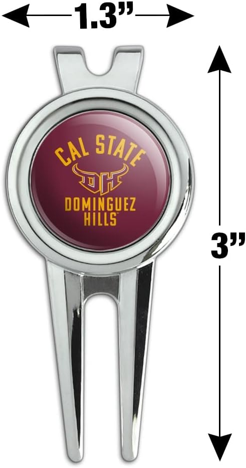 review GRAPHICS & MORE California State University Dominguez Hills Toros Logo Golf Divot Repair Tool and Ball Marker