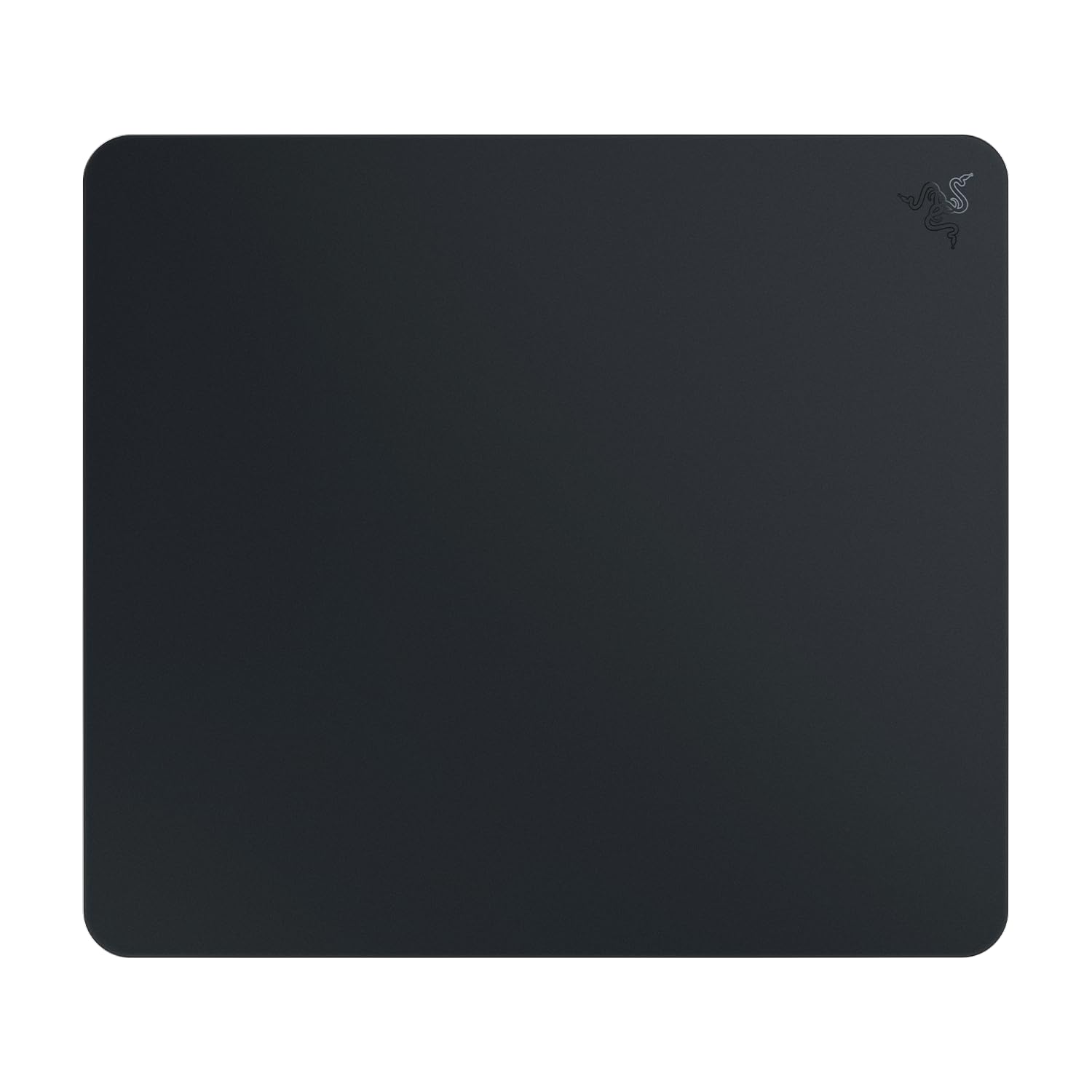 Razer Atlas - Tapis de Souris en Verre (Verre trempé de Qualité Supérieure, Surface Ultra Lisse & Micro-découpée, Résistant à la Saleté et aux Rayures, Mouvements Silencieux, Base Antidérapante) Noir