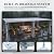 Aoodor 10x20 FT Louvered Pergola, Adjustable Aluminum Outdoor Pergola with Independent Louvered Roofs & Built-in Drainage, Patio Gazebo with Waterproof Curtains & Mosquito Netting for Backyard, White
