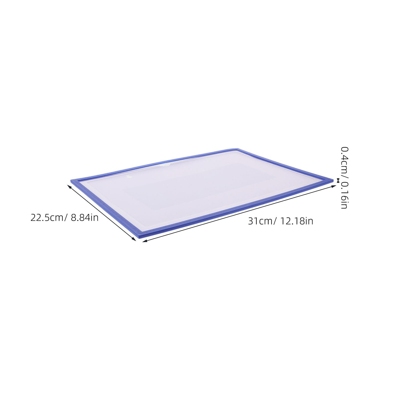 5 Fundas Magnéticas de Plástico Transparente A4 para Soporte de Documentos – Fundas Reutilizables para Gestión Visual en Oficinas y Talleres