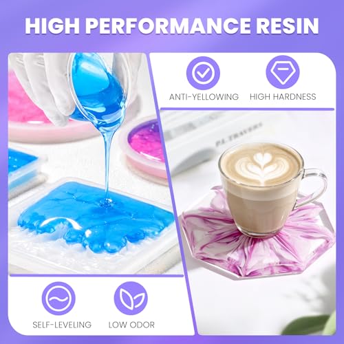 LET'S RESIN 34oz Crystal Clear Epoxy Resin, Casting Resin for Beginners - Image 6