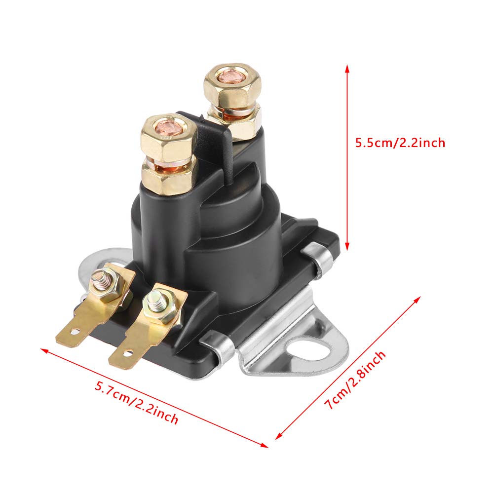 Akozon Solénoïde de relais 89-818864T Solénoïde de relais de garniture d'inclinaison de démarreur marin pour démarreurs marins MerCruiser