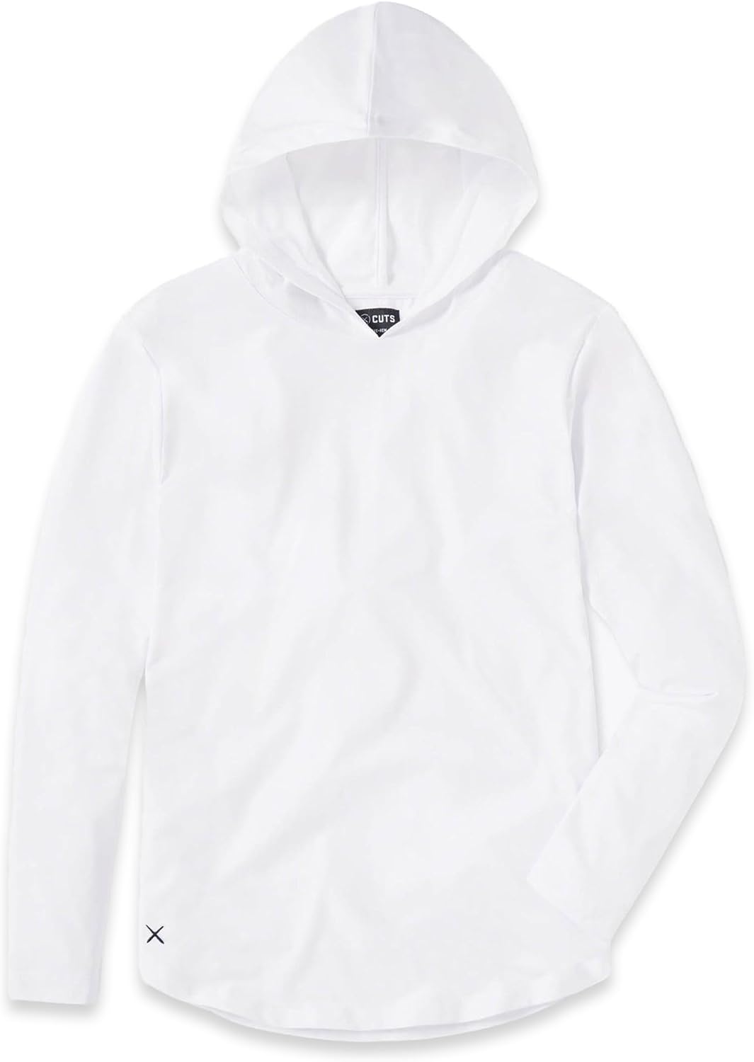Cuts Clothing Men's Premium AO Casual Hooded Long Sleeve Shirt | Classic Curve Hem | PYCA Pro Soft Fabric