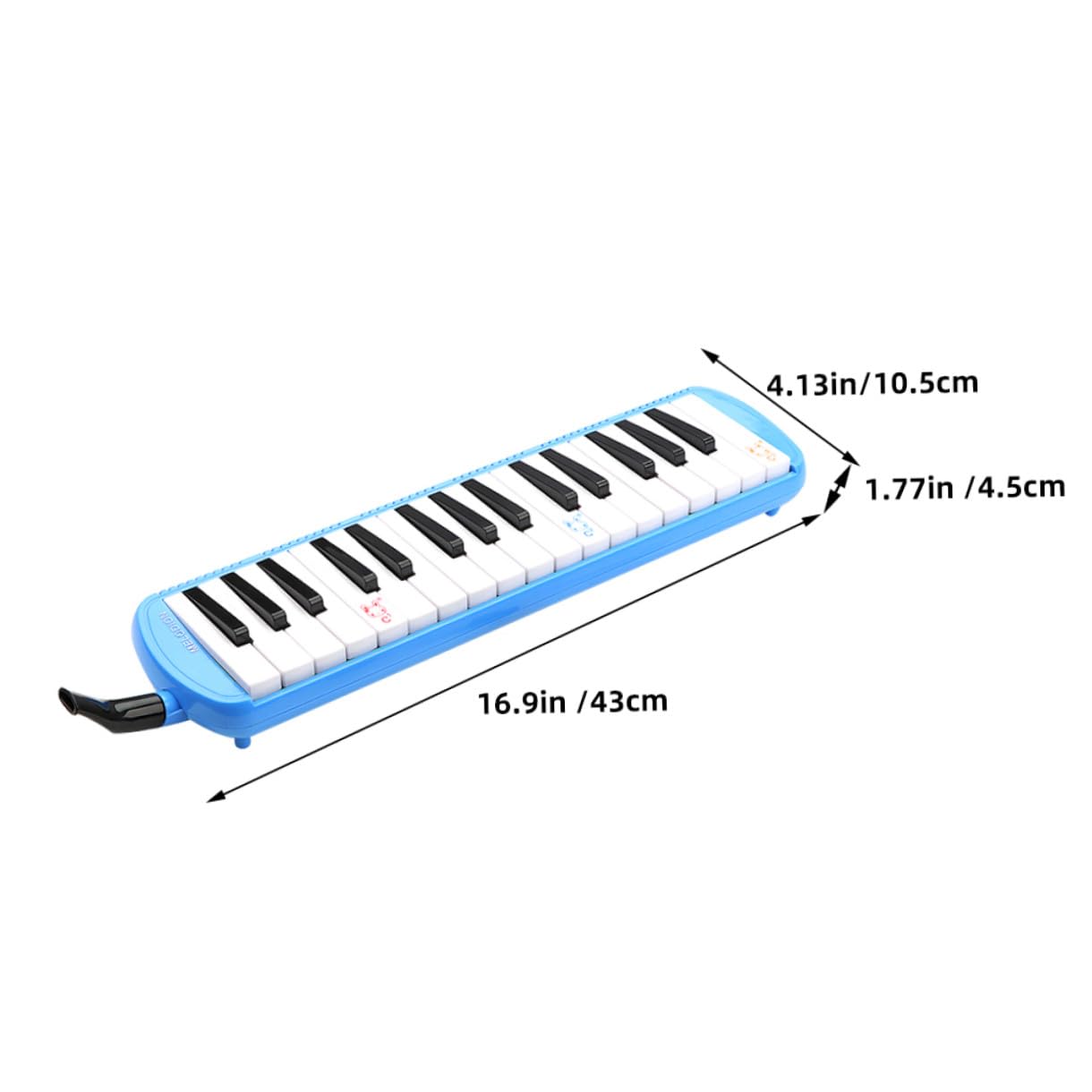 BESTonZON Mélodica pour Débutant Instrument à Touches avec Embouchures Compact et Facile à Jouer