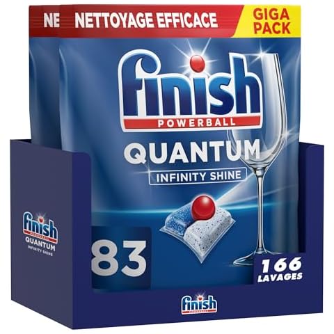 Finish Quantum Infinity Shine 166 Capsules Cover