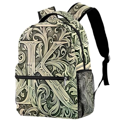 Sac à dos de voyage personnalisé lettre K : le cadeau idéal et coloré pour filles et garçons
