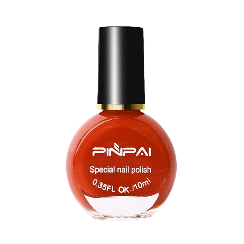 Esmalte de uñas despegable, base de agua, impermeable, esmalte de estampado de uñas en seco, arte de manicura, 24#