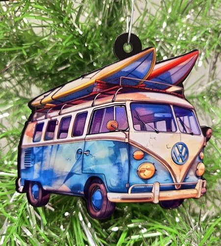 Generic Volkswagen Camper Van Surfing Ornament...