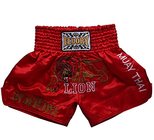 Short de Combat Muay Thai Haute Résistance MTSF01HONG FLUORY Kickboxing