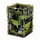 terrarium geckos arten Visibilité Optimale: Ce terrarium pour araignées sauteuses possède des parois pleinement transparentes délivrant une expérience de panoramique claire qui favorise l'observation minutieuse des actions de votre animal. Il améliore autant les périodes d'étude que les moments d'admiration détendue, en offrant une clarté visuelle exceptionnelle pour suivre les comportements naturels de votre araignée, dans un environnement conçu pour une visualisation sans faille et adapté aux besoins des amat