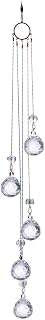 PEDOBO Crystal Ball Prism Suncatcher - 5pc 30mm K9 Rainbow Maker Hanging Ornament for Window, Garden, Home Decor