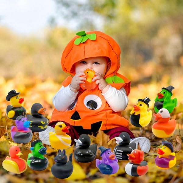 Miniatura 6 de 36 patos de goma de Halloween, accesorios para baby shower, Jeep Duckies, juguetes de baño para niños, regalos de fiesta de Halloween, intercambio