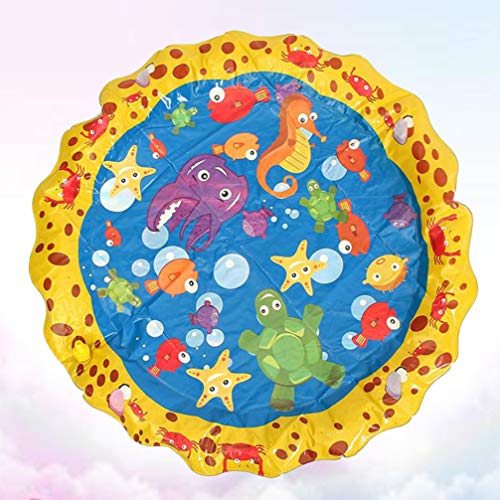 CLISPEED Almofada de Respingo Ao Ar Livre Aspersão Inflável Tapete de água Brinquedos Almofada de Ch