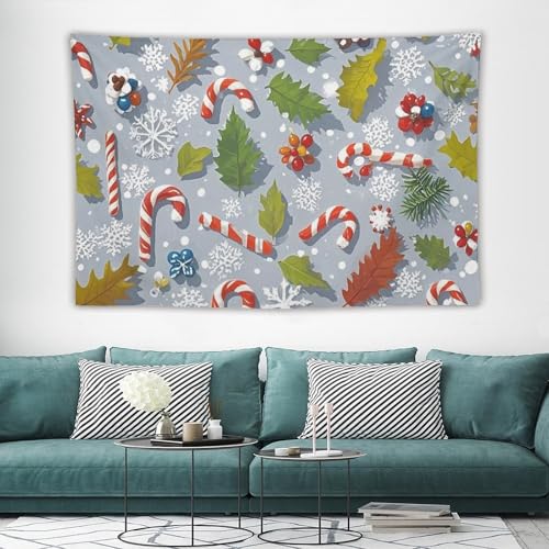 Tapisserie murale flocon de neige décoration douce et légère pour la chambre