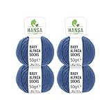 Stärke: Socks - Bei einer Nadelstärke von 2-3 / 10cm x 10cm = 42 Reihen x 30 Maschen