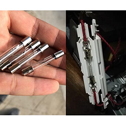 Fusible para microondas que no calienta tubo de vidrio 5KV 0.7A de repuesto 6x40mm 5 piezas 7